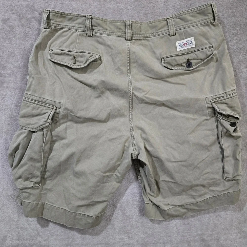 Polo Ralph Lauren Cargo‎ Shorts Mens 38 Chino Gorpcore Utility Military Y2K 90s